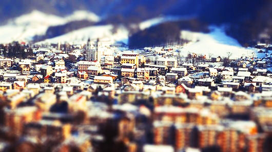 zagorje copy Tilt shift Zagorje ob Savi