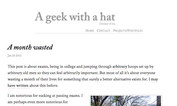 geek with a hat Blog je mrtev, naj dolgo živi blog 