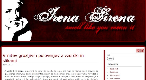 irena sirena Blog je mrtev, naj dolgo živi blog 