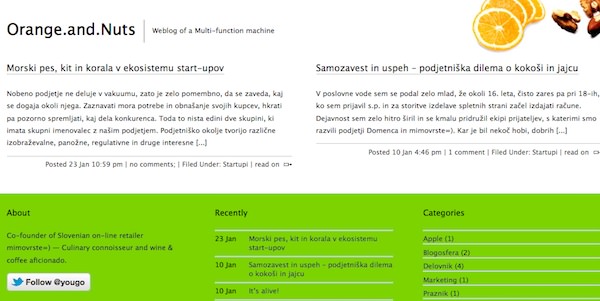 orangeandnuts Blog je mrtev, naj dolgo živi blog 