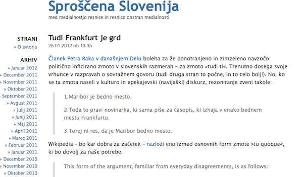 sproscena slovenija Blog je mrtev, naj dolgo živi blog 