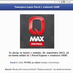 Spamanje v imenu Petrola na Facebooku – nagradna igra za 500€