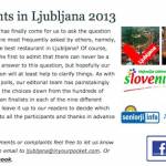Najboljša restavracija v Ljubljani – In Your Pocket