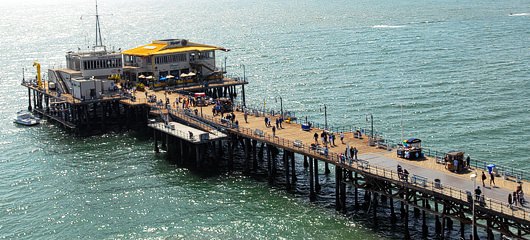 santa monica pier photos