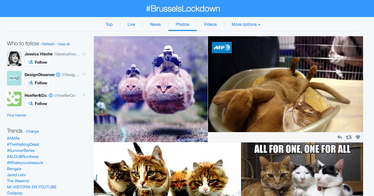 #BrusselsLockdown
