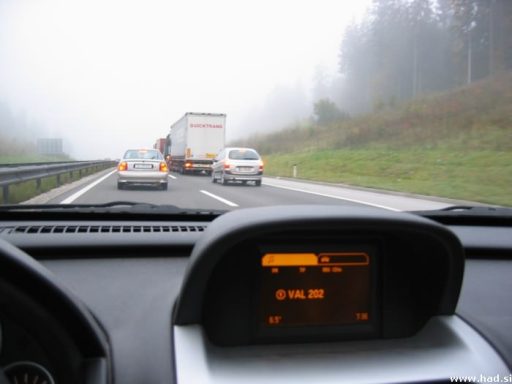 Jutro na avtocesti med Kompoljem in Šentjakobom 2