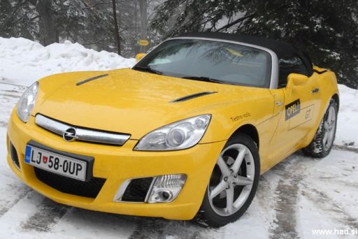 Opel GT na sneg na Areh gre 5