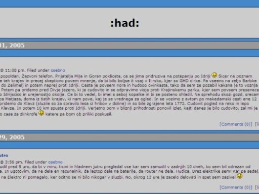 Had Blog 2005