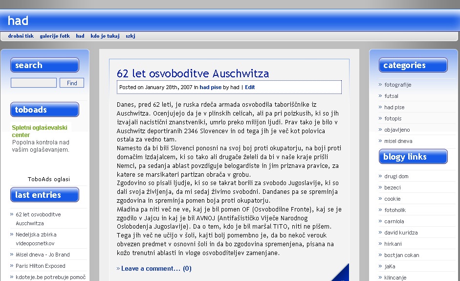 Spremembe, da ali ne?