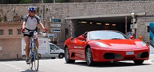 Ferrari F355 Spider in F360 Modena - tour and drive in Monte Carlo 11