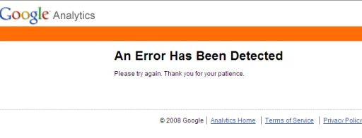 Error - Google Analytics