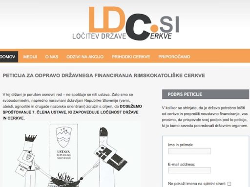 Cerkev Drzava Peticija