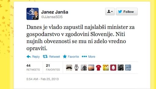 Jansa Zerjav Twitter