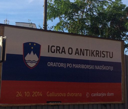 Igra o antikristu - skrunjenje zastave
