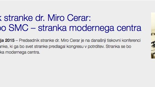 SMC – stranka modernega centra