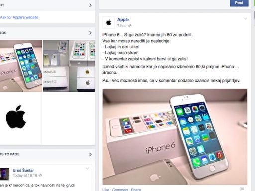 Apple Iphone Facebook