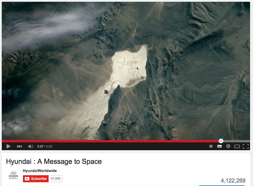 Hyundai : A Message to Space