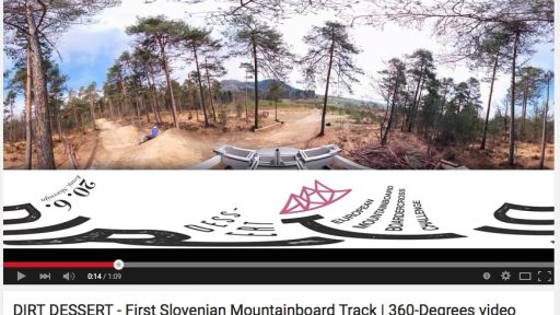 Dirt Dessert mountainboard proga in 360 stopinjski video