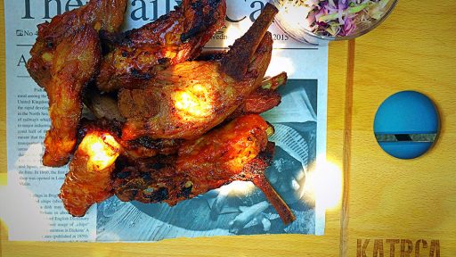 Katrca Hiša Piva in Kulinarike rebrca / spare ribs