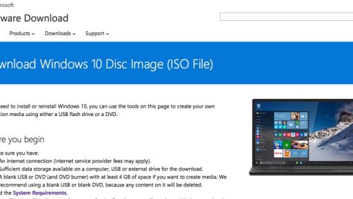 Download Windows 10 Disc Image (ISO File)