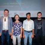 Govorci, ki so delili svoje poglede na digitalno transformacijo.