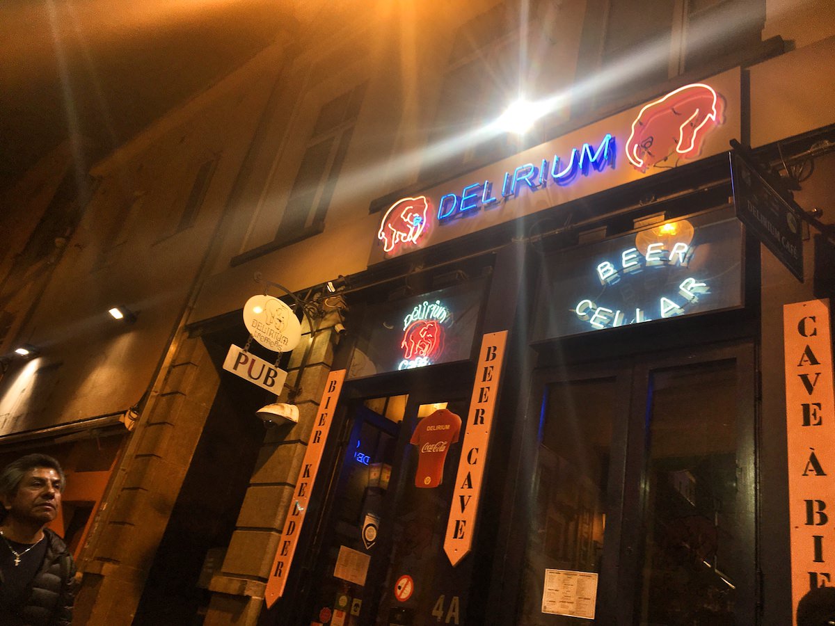 Pivnica Delirium Tremens / Beer cave / Bruselj