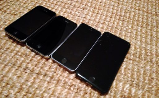 iPhone 3GS, iPhone 4S, iPhone 5S, iPhone 6S