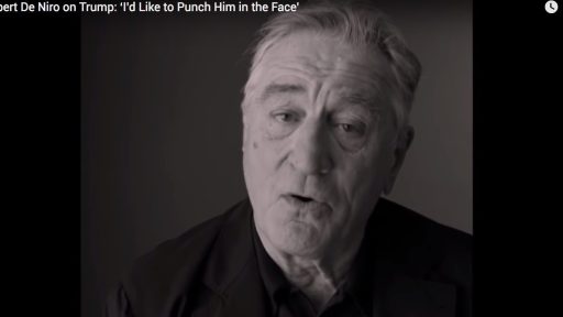 Robert De Niro on Trump: ‘I’d Like to Punch Him in the Face’