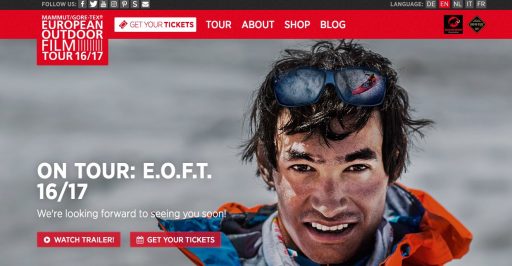 European Outdoor Film Tour 16/17 / Ljubljana, 1. - 3.12.