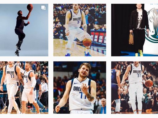 Luka Doncic Instagram Rookie of the Month