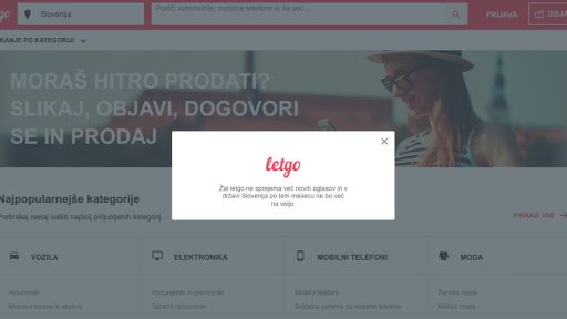 Letgo odhaja iz Slovenije