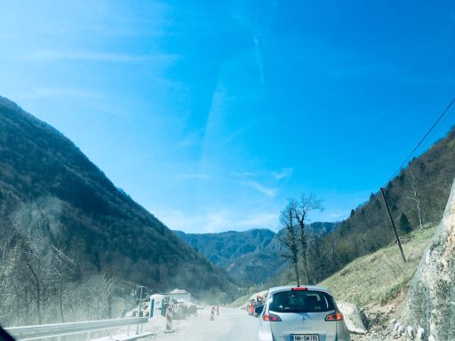 Vožnja z avtom od Idrije do Tolmina1