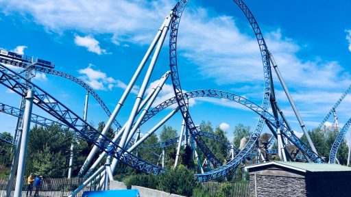 Europa Park Rust POV Silver Star Blue Fire zabaviscni park v Nemčiji poNemciji foto in video1