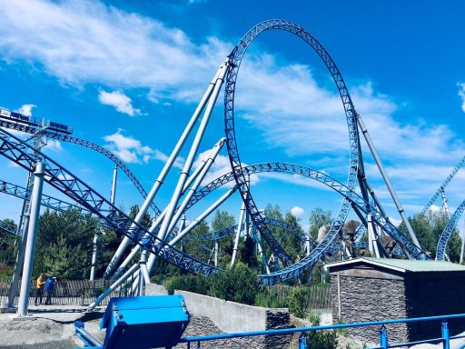 Europa Park Rust POV Silver Star Blue Fire zabaviscni park v Nemčiji poNemciji foto in video1
