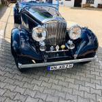Srecanje oldtimerjev starodobnikov v kraju Titisee Rolls Royce Bentley Delahaye 1