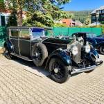 Srecanje oldtimerjev starodobnikov v kraju Titisee Rolls Royce Bentley Delahaye 6