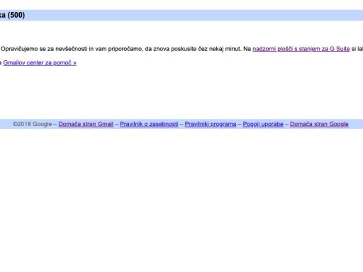Google down ne delujejo Docs Analytics Gmail ...