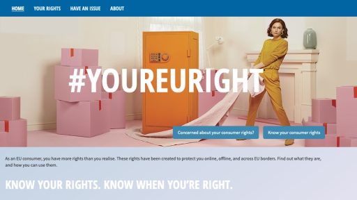 Imas prav yourEUrights kampanja ki potrosnike seznanja s pravicami ki jih imajo v Evropski uniji