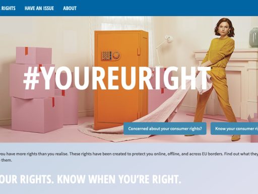Imas prav yourEUrights kampanja ki potrosnike seznanja s pravicami ki jih imajo v Evropski uniji
