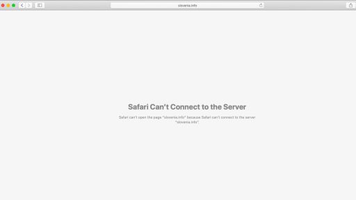 Slovenia.info ne deluje turizem smo ljudje