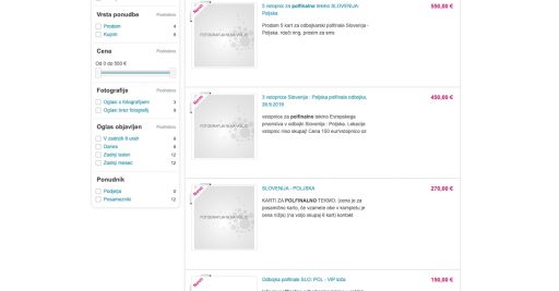 Karte za polfinalno tekmo odbojke Slovenija Poljska so na voljo na Bolhi