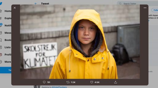 Rok Kranjc Nova24TV in ad hominem napad na Greto Thunberg