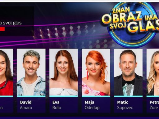 Znan obraz ima svoj glas 2019 Alex Volasko Ana Dežman David Amaro Eva Boto Maja Oderlap Matic Supovec Petra Zore Srđan Milovanović