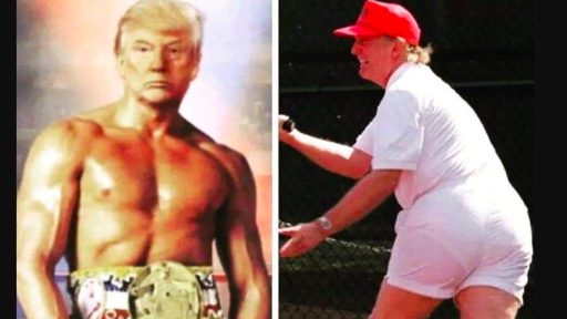 Donald Trump kot Sylvester Stallone na Twitterju