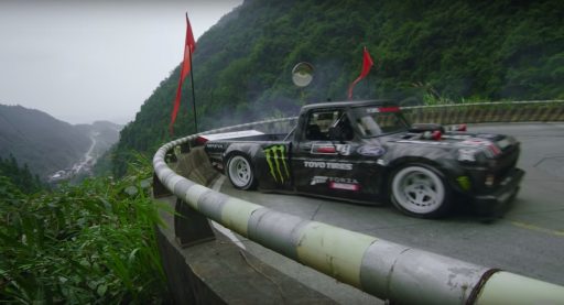 Ken Block’s Climbkhana Tianmen Mountain Ford F 150 Hoonitruck 1977 914 konjev