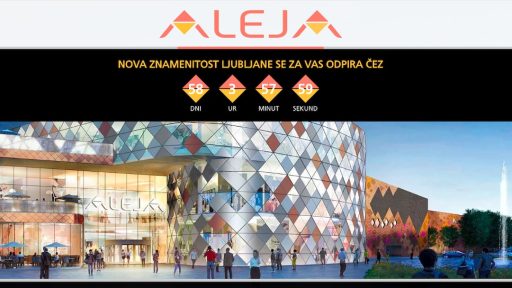 Nakupovalni center Aleja v Siski otvoritev 19. marca ob 9. uri