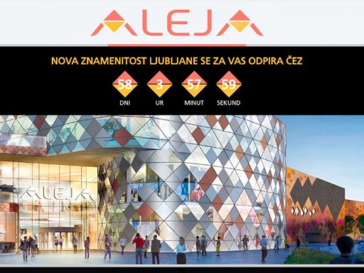Nakupovalni center Aleja v Siski otvoritev 19. marca ob 9. uri