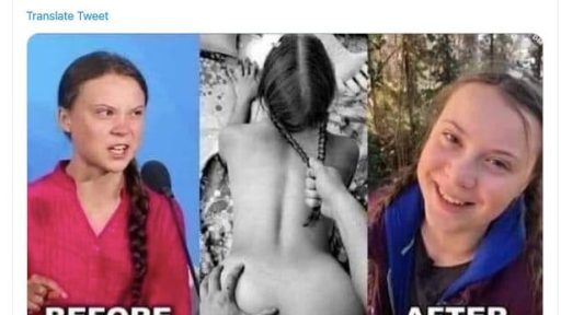 Za poskus diskreditacije Grete Thunberg so za ponosnega oceta in Katolika dovoljena vsa sredstva