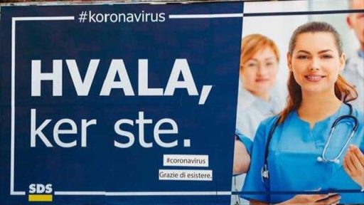 SDS se zahvaljuje 22stock22 zdravnikom coronavirus Grazie di esistere2