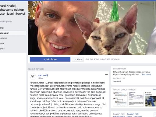 Modus operandi desnice Facebook skupina Rihard Knafelj zahtevamo odstop iz vseh javnih funkcij